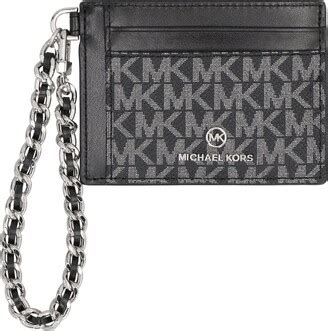 michael michael kors jet set extra-small logo chain card case|Michael kors jet set card case + FREE SHIPPING .